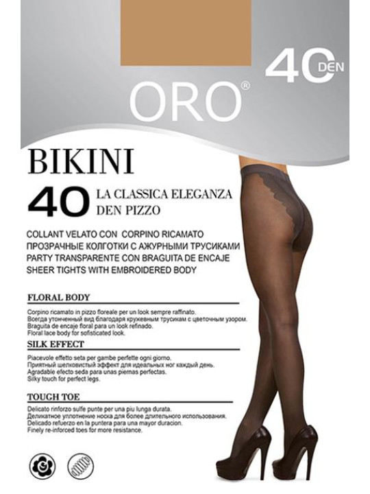 Колготки ORO Bikini 20 den Телесный темный