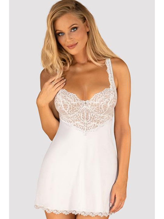 Платье Obsessive Amor Blanco chemise