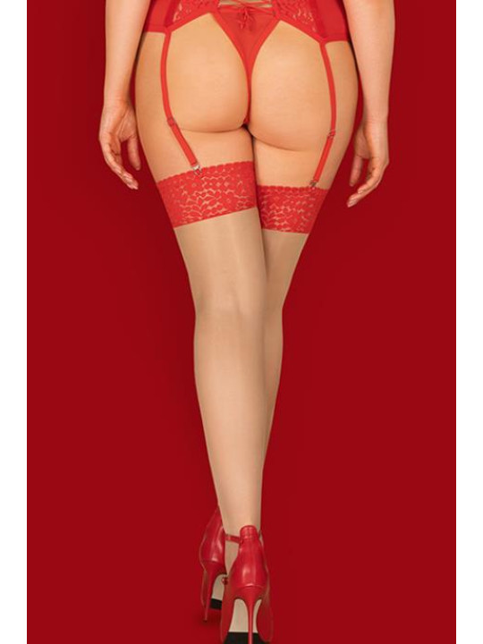 Чулки Obsessive Blossmina stockings