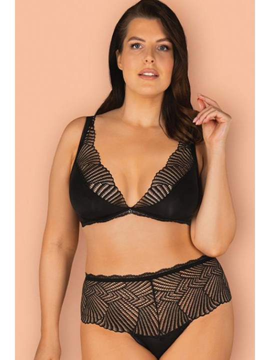 Комплект Obsessive KLARITA SET bra & high-waisted panties