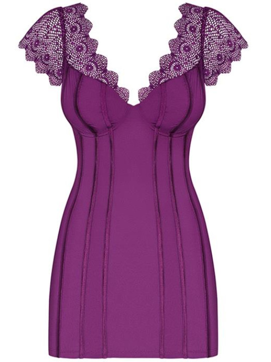 Платье Obsessive Moketta chemise Фиолетовый