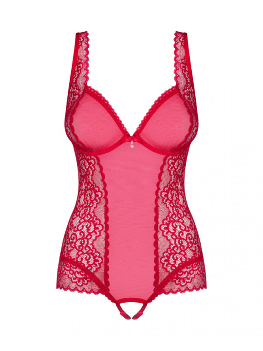 Комплект Obsessive ROUGEBELLE CHEMISE